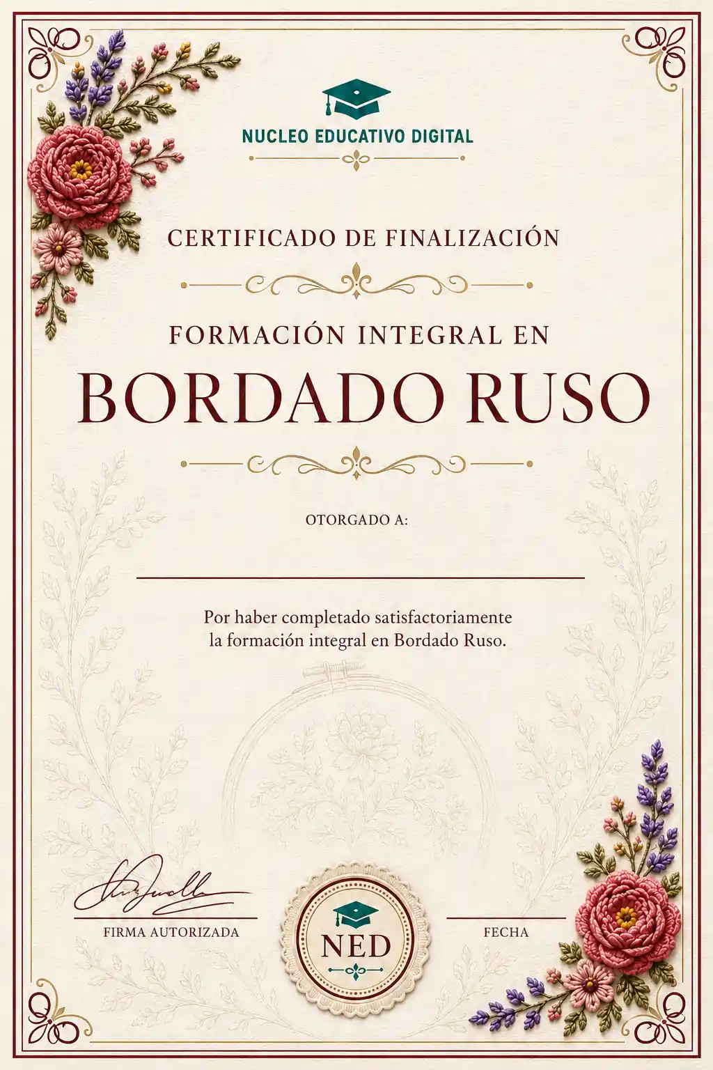 Certificado de finalización